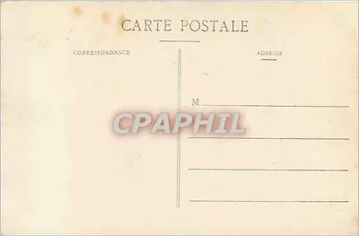 Tarascon — Vista do Castelo do Rei René — Editor não identificado, n° de série 4 — Verso