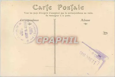 Abadía del MONT SAINT-MICHEL — La Torre Claudine y Tombelaine — Editor no identificado, n° 93 — Reverso