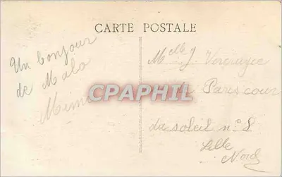 MALO-les-BAINS (Nord) — O Kiosque e o Cassino — Fot. Combier — Mâcon — Verso
