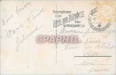 Nuremberg. Parte junto ao hospital sagrado do Espírito — editor não identificado, número de série não visível — Verso