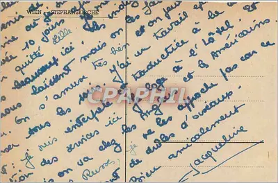 Wiedeńska katedra św. Stefana — widok katedry gotyckiej — wydawca nieodczytelny — Rewers
