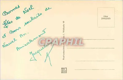 Paisaje invernal en montaña — editor Postl. orten-Industrie I. Wollzella 19 — Reverso