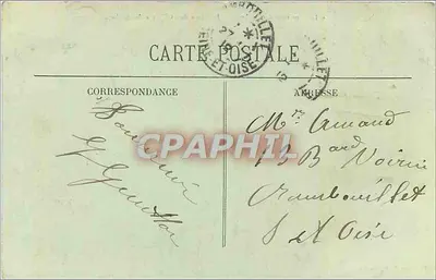 Okręgi Cherbourg - Molo Goury i skały — kolekcja P. B. Cherbourg — Rewers