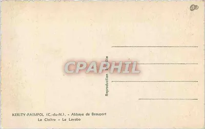 Il Cloistre — Il Lavabo — Abbazia di Beauport — KERITY-PAIMPOL (C.-du-N.) — Verso