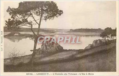 Loguivy - A Entrada do Trienx - A Ilha à Bois