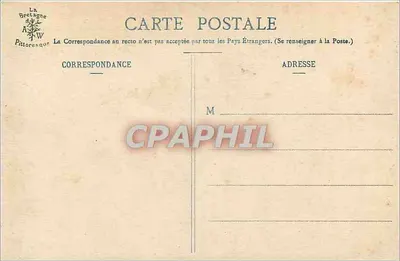 Ruiny zamku Hunaudaye — Saint-Brieuc — kolekcja A. Wann — Rewers