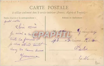 Ruínas da Abadia de Bon-Repos — Côtes-du-Nord — A. Guéranne, Fot, Pontivy — Verso