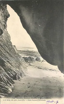 A Gruta Nossa Senhora da Esperança — Etables (Côtes-du-Nord) — J.-B. Barat, edit.-fot., Saint-Quay