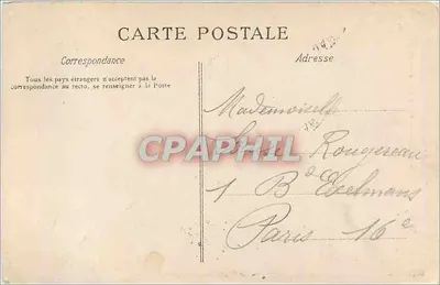 Costa de Emeraude — Os Rochos Esculpidos — Jeanne du Minihil G.F. — Verso