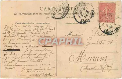 Nantes - Notre-Dame — view of the façade with dome — Collection of Bazar Sainte-Croix, no. 53 — Back