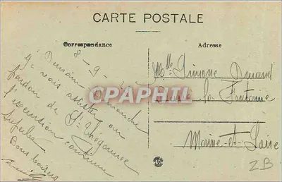 LANNION (C.-du-N) — Castelo de Kergrist — J. Sorel, Rennes — Verso