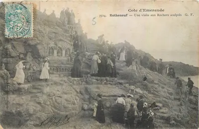 Rotheneuf — Uma Visita aos Rochos Esculpidos — G. F. n° 3524