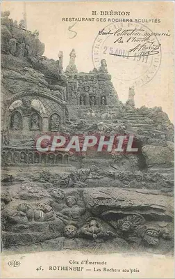 Rotheneuf — Os Rochos Esculpidos — H. Brébion, editor, n°45