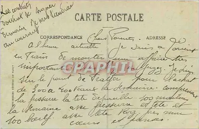 LORIENT - Wejście do Portu Wojennego — wydawca anonimowy, nr 3633 — Rewers