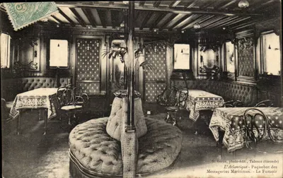Le Fumoir — O Atlântico — G. Gorce, foto-editora, Talence (Gironde)