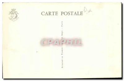 Messageries Maritimes — Cartaz promocional — Impressora Paris — Verso