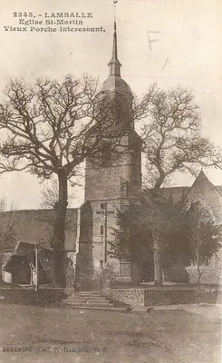 Lamballe - Igreja de São Martinho — editor E. Hamonic, n° 2345