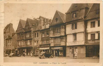 LANNION — Place du Centre — Edição La Cigogne