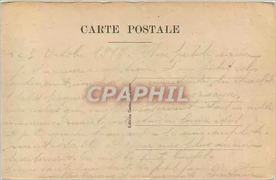 Salonique — O Palácio de Justiça — Edição Canna-Les Paris — Verso
