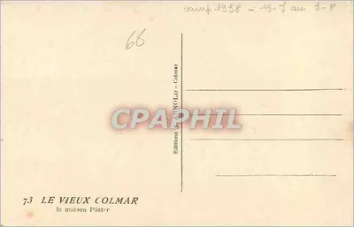Dom Plister — Colmar — Wydawnictwo Nold — Rewers