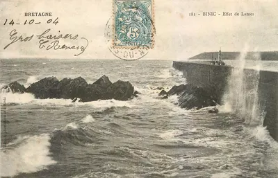 Binic - Efeito de Lâminas — Bretanha — A. Ménech fot. - Editor em Binic