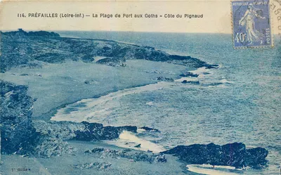 Préfailles (Loire-Inf.) — A Praia de Port aux Goths — Costa do Pignaud — Editor: 114