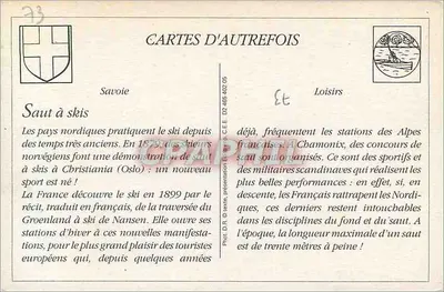 Skok na sankach — Skok — J. J. 5588 — Juillien Fères, Fot. Wydawcy, Genewa — Rewers