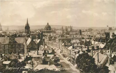 Oxford vista da torre do colégio Magdalen — Frith's Series, n° 6602