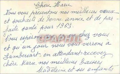 Zamieczony wioska — bukiet róż — Chaperon Jean, n° 536 — Rewers