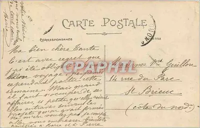 Basílica de Hennebont — Estátua de Nossa Senhora do Voto — Artaud et Nozais, Nantes — Verso