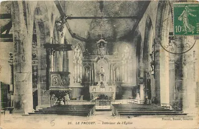 Le Fâouët — Intérieur de l'Église — Raoul, Bazar, Gourin