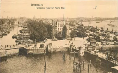 Rotterdam — Panorama vanaf het Witte Huis — Weenenk & Snet, den Haag