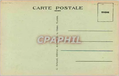 Châteaulin — Igreja de Nossa Senhora — G. Arlaud, Nantes — Verso