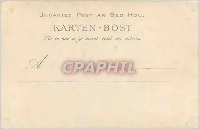 Calvaire e Portail de St-Tuguen na Pointe-du-Raz — CPAPHIL n°159 — Verso