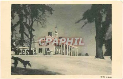 A Casa de Mount Vernon — vista do East Front — editor M.V.L.A.
