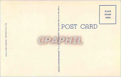 Escritório Postal Escocês na Casa Mais Antiga — St. Augustine, Fla. — Buval News Company, Jacksonville, Fla. — Verso