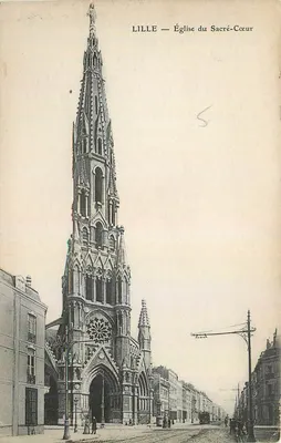 Lille — Igreja do Sagrado Coração — Editor não identificado