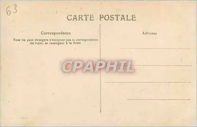 Le PUY-de-DOME - Widok z południowego wschodu — Cliché Trouillier — Rewers
