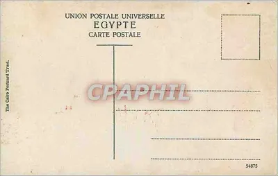 Alexandria — Praça da Coluna de Khartoum — The Cairo Postcard Trust — Verso