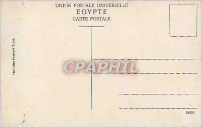 Alexandria — Igreja Inglesa — The Cairo Postcard Trust, n° 54859 — Verso