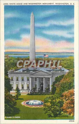 Casa Branca e monumento de Washington — Harris & Ewing, n° 45546