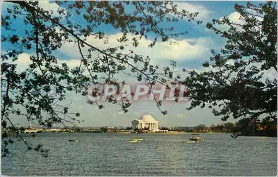 Monumento a Jefferson — Tidal Basin — editor Uberman Novelty Co.