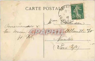 Guérande (Loire-Inf.) — Chevet da Capela Nossa Senhora da Branca — F. Chapeau, Nantes — Verso