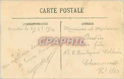 NANTES — Cours St-Pierre y Abside de la Catedral — LL. — N° 155 — Reverso