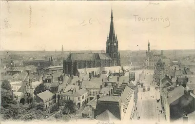 Visão da cidade de Tourcoing — editor não identificado, número de série não visível