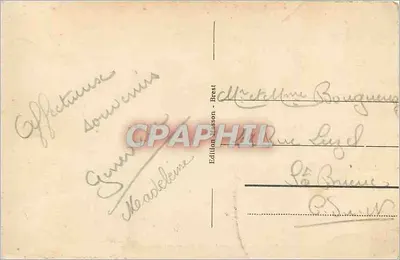 Brest - O Goulet e o Monumento Americano — Édition Masson, Brest — Verso