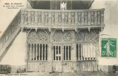 O Jubé da Capela São Nicolau — Quimper — Coleção Villard