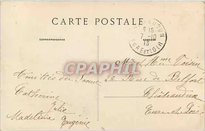 O Jubé da Capela São Nicolau — Quimper — Coleção Villard — Verso