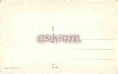 Fiori di primavera — ciclamini e myosotis — editore M.D., Parigi, serie n° 5505 — Verso
