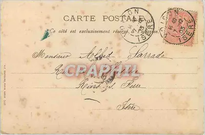 Anjo com coroa de houx — editor não identificado, número de série não visível — Verso